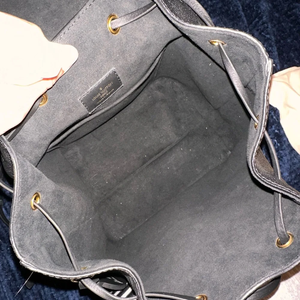 Louis Vuitton Black Leather Backpack - Picture 2 of 5